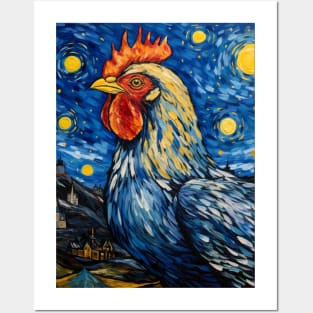 Van Gogh's Chicken Posters and Art